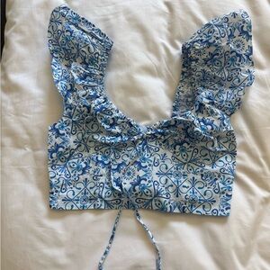 Hill House NWT Alexa top mosaic M